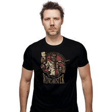 Load image into Gallery viewer, Daily_Deal_Shirts Fitted Shirts, Mens / Small / Black Go To The Winchester!