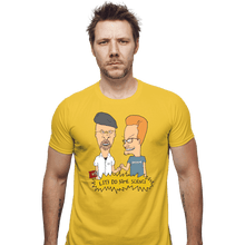 Load image into Gallery viewer, Shirts Fitted Shirts, Mens / Small / Daisy Let's Do Some Science