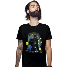 Load image into Gallery viewer, Shirts Fitted Shirts, Mens / Small / Black Dark Maleficent