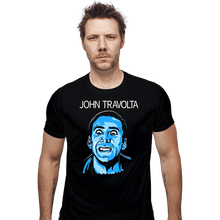 Load image into Gallery viewer, Daily_Deal_Shirts Fitted Shirts, Mens / Small / Black John Travolta