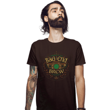 Load image into Gallery viewer, Shirts Fitted Shirts, Mens / Small / Dark Chocolate Bag End Brew