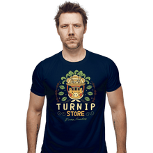 Load image into Gallery viewer, Shirts Fitted Shirts, Mens / Small / Navy The Best Turnip Store