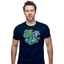 Load image into Gallery viewer, Secret_Shirts Fitted Shirts, Mens / Small / Navy Guess Cthulwho
