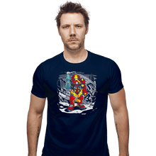 Load image into Gallery viewer, Shirts Fitted Shirts, Mens / Small / Navy Ridley Buster