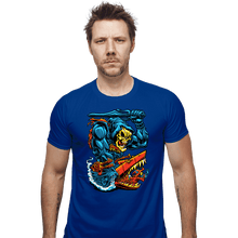 Load image into Gallery viewer, Daily_Deal_Shirts Fitted Shirts, Mens / Small / Royal Blue Landshark