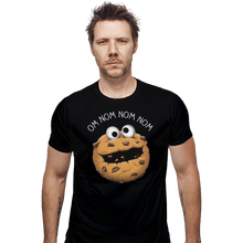 Load image into Gallery viewer, Shirts Fitted Shirts, Mens / Small / Black Monster Cookie