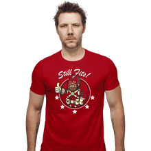 Load image into Gallery viewer, Shirts Fitted Shirts, Mens / Small / Red The Red Guardian