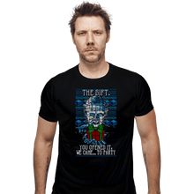 Load image into Gallery viewer, Secret_Shirts Fitted Shirts, Mens / Small / Black The Gift