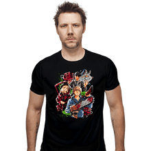 Load image into Gallery viewer, Daily_Deal_Shirts Fitted Shirts, Mens / Small / Black Hail To The Devil Hunters