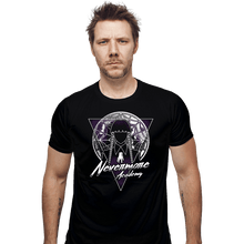 Load image into Gallery viewer, Shirts Fitted Shirts, Mens / Small / Black Stained Glass Moonlight