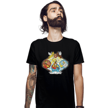 Load image into Gallery viewer, Shirts Fitted Shirts, Mens / Small / Black Holy Donut