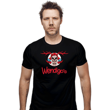 Load image into Gallery viewer, Shirts Fitted Shirts, Mens / Small / Black Wendigo's