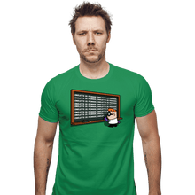 Load image into Gallery viewer, Daily_Deal_Shirts Fitted Shirts, Mens / Small / Irish Green French Chalkboard