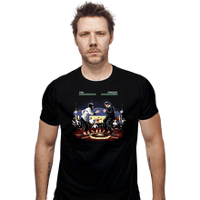 Load image into Gallery viewer, Secret_Shirts Fitted Shirts, Mens / Small / Black Pixel Fiction