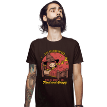 Load image into Gallery viewer, Secret_Shirts Fitted Shirts, Mens / Small / Dark Chocolate Where Dwell The Sleepy