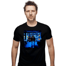 Load image into Gallery viewer, Daily_Deal_Shirts Fitted Shirts, Mens / Small / Black Van Gogh Never Watched The World Burn