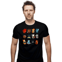 Load image into Gallery viewer, Shirts Fitted Shirts, Mens / Small / Black Cat Role Play