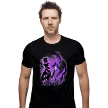 Load image into Gallery viewer, Shirts Fitted Shirts, Mens / Small / Black Shadow Man