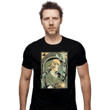 Load image into Gallery viewer, Shirts Fitted Shirts, Mens / Small / Black Hylian Warrior