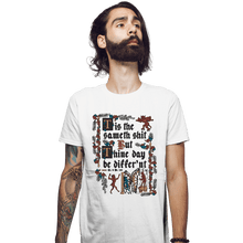 Load image into Gallery viewer, Daily_Deal_Shirts Fitted Shirts, Mens / Small / White Illuminated Shiteth