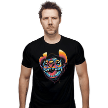 Load image into Gallery viewer, Shirts Fitted Shirts, Mens / Small / Black Colorful Friend
