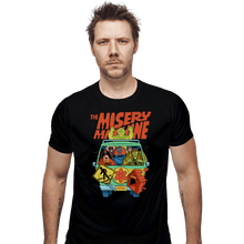 Load image into Gallery viewer, Daily_Deal_Shirts Fitted Shirts, Mens / Small / Black The Misery Machine