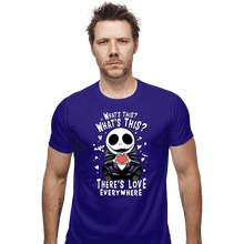 Load image into Gallery viewer, Daily_Deal_Shirts Fitted Shirts, Mens / Small / Violet There's Love In The Air