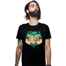 Load image into Gallery viewer, Shirts Fitted Shirts, Mens / Small / Black Beast Heart