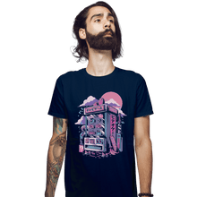 Load image into Gallery viewer, Shirts Fitted Shirts, Mens / Small / Navy Spirit Arcade