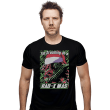 Load image into Gallery viewer, Shirts Fitted Shirts, Mens / Small / Black Rad Xmas