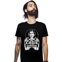 Load image into Gallery viewer, Daily_Deal_Shirts Fitted Shirts, Mens / Small / Black Cage Is My Superman