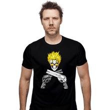 Load image into Gallery viewer, Shirts Fitted Shirts, Mens / Small / Black Stampede Skull