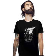 Load image into Gallery viewer, Shirts Fitted Shirts, Mens / Small / Black The Church Flowers