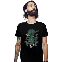 Load image into Gallery viewer, Shirts Fitted Shirts, Mens / Small / Black Gardener Type