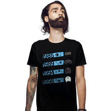 Load image into Gallery viewer, Daily_Deal_Shirts Fitted Shirts, Mens / Small / Black Blast Processing
