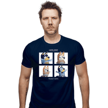 Load image into Gallery viewer, Daily_Deal_Shirts Fitted Shirts, Mens / Small / Navy Family Days