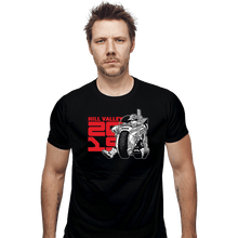 Load image into Gallery viewer, Shirts Fitted Shirts, Mens / Small / Black Hill Valley 2015 Dark