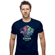 Load image into Gallery viewer, Shirts Fitted Shirts, Mens / Small / Navy Spiritual Battle