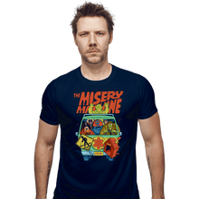 Load image into Gallery viewer, Secret_Shirts Fitted Shirts, Mens / Small / Navy Misery Machine