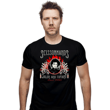 Load image into Gallery viewer, Secret_Shirts Fitted Shirts, Mens / Small / Black Scissorhands