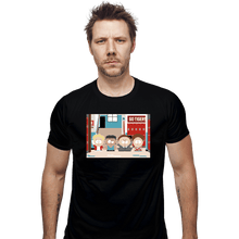 Load image into Gallery viewer, Shirts Fitted Shirts, Mens / Small / Black Bayside Park