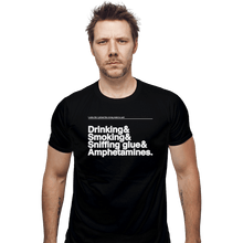 Load image into Gallery viewer, Shirts Fitted Shirts, Mens / Small / Black Wrong Weekend