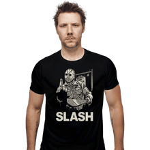 Load image into Gallery viewer, Daily_Deal_Shirts Fitted Shirts, Mens / Small / Black Johnny Slash