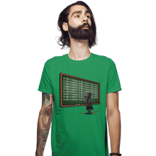 Load image into Gallery viewer, Daily_Deal_Shirts Fitted Shirts, Mens / Small / Irish Green Black Knight Detention