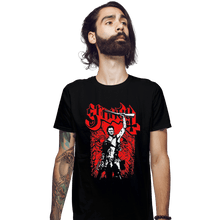 Load image into Gallery viewer, Shirts Fitted Shirts, Mens / Small / Black Groovy Metal