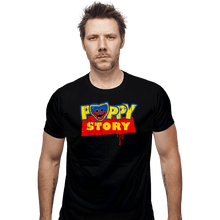 Load image into Gallery viewer, Secret_Shirts Fitted Shirts, Mens / Small / Black Poppy Story