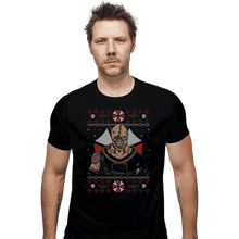 Load image into Gallery viewer, Shirts Fitted Shirts, Mens / Small / Black Bio Organic Weapon Christmas