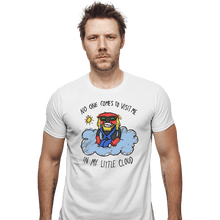 Load image into Gallery viewer, Daily_Deal_Shirts Fitted Shirts, Mens / Small / White Brak's Little Cloud