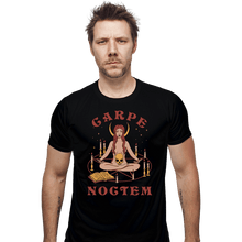 Load image into Gallery viewer, Shirts Fitted Shirts, Mens / Small / Black Carpe Noctem