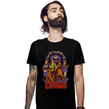 Load image into Gallery viewer, Daily_Deal_Shirts Fitted Shirts, Mens / Small / Black Dungeons & Mysteries